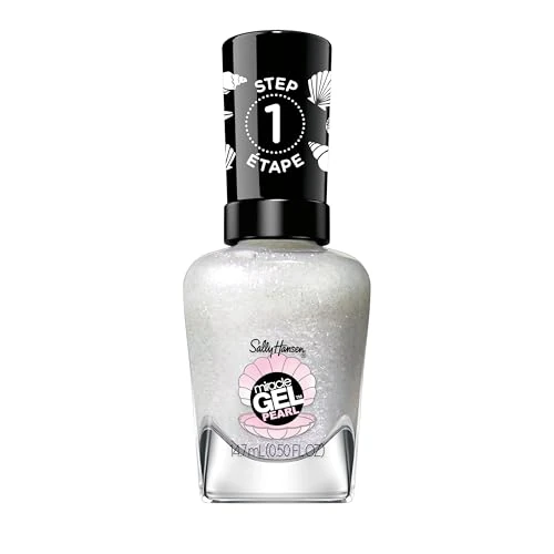 Offerta a tempo: Sally Hansen Miracle Gel, Modern Pearl, Moonlight Mist, malto Unghie, Non si scheggia, Lunga tenuta, Colori brillanti, Semplice da Usare, Non Richiede Lampada UV, 0,5oz - 58% da 11.50 € a 4.80 €