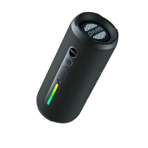 Offerta a tempo: OHAYO Cassa Bluetooth Potente Portatile 24W, Altoparlante Bluetooth 5.3 con luci RGB e funzione di potenziamento dei bassi, 30 Ore di Gioco, Impermeabile IPX7, Adatto per Uso All'aperto, Feste - 43% da 49.99 € a 28.49 €