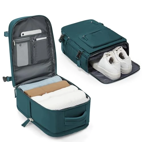 Oferta limitada: BJLFS Mochila Viaje Cabina Avión 40x20x25 para Ryanair - Equipaje de Mano 40L - Azul Eléctrico - Impermeable y Versátil de 34.99 EUR a 27.47 EUR (ahorro 21%)