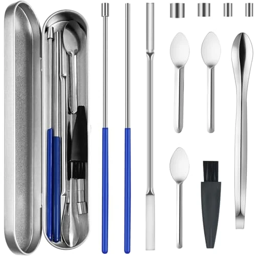 Limited-time offer: Artcome 12 PCS Versatile Capsule Filling Tool Kit for Pill Filler - Lab Scoops, Dual-Ended Long Spoon, and Herb Tamper - Ideal Tools for Medication and Supplements - All Sizes 000 00 0 1 2 3 4 5 from 6.49 GBP to 5.99 GBP (save 8%)