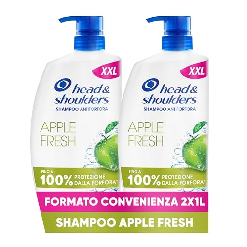 Begrenztes Angebot: Head & Shoulders Apple Fresh Anti-Schuppen-Shampoo, für fettiges Haar und Kopfhaut, klinisch getestet, dermatologisch getestet, Maxi-Format, 2 x 1000 ml von 29.25 EUR auf 29.25 EUR (Rabatt 0%)