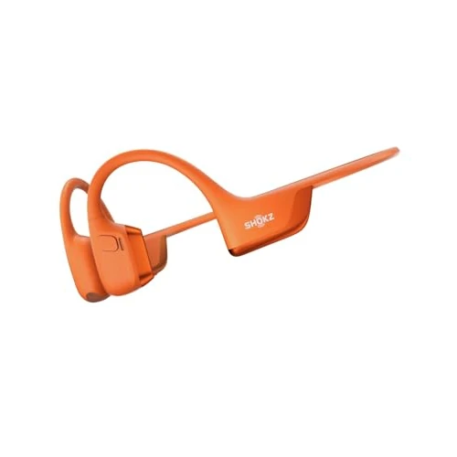 Tijdelijke aanbieding: SHOKZ OpenRun Pro 2 Mini Botgeleiding Sportkoptelefoon, Open-Oor Bluetooth 5.3, Ruisonderdrukkende Microfoons, IP55 Waterdicht, 12 Uur Afspeeltijd, USB-C Snelladen, Oranje van 199.00 € naar 199.00 € (0.0% korting)