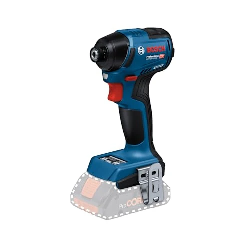 Bosch Professional 18V System accudraaislagmoeraanzetter GDR 18V-220 C (max. 3400 min-1, koppel van 220 Nm, borstelloze motor, zonder accu's en oplader, incl. 1 x riemclip, 1 x bithouder)