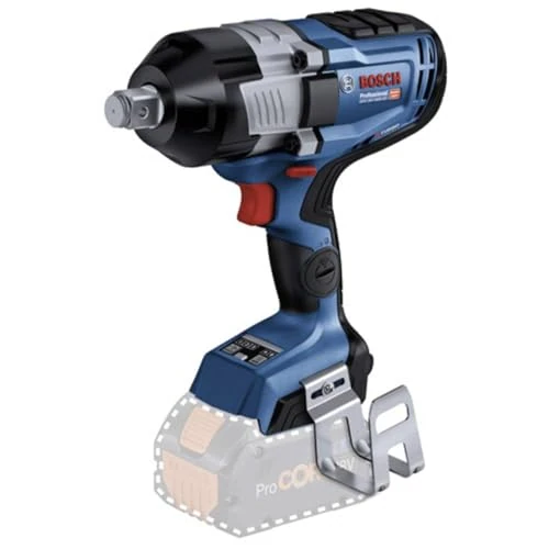 Bosch Professional 18V System BITURBO Akku Drehschlagschrauber GDS 18V-1600 HC (1.600 Nm Anziehmoment und 2.200 Nm Losbrechmoment, inkl. Leiterclip, ohne Akku/ Ladegerät)