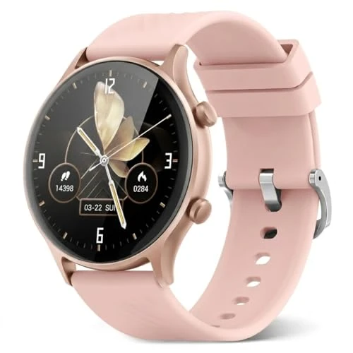 Offerta a tempo: WalkerFit Smartwatch Donna Chiamata Bluetooth: 1.4” Orologio Smartwatch Donna con Sonno/SpO2/120+ Modalità Sport, 2 Cinturini, Impermeabile Fitness Smart Watch per Android iOS - 0.00% da 34.99 € a 34.99 €