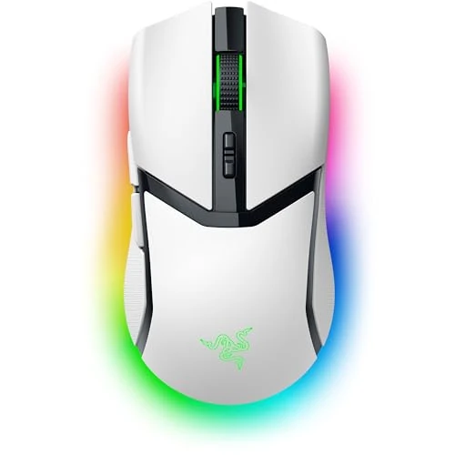Tijdelijke aanbieding: Razer Cobra Pro - draadloze gamingmuis met RGB - Optical Focus Pro Sensor met 30K DPI (10 aanpasbare knoppen, HyperSpeed Polling 8K Hz, Bluetooth, verlichting met 11 zones) Wit van 149.97 EUR naar 149.97 EUR (korting 0%)