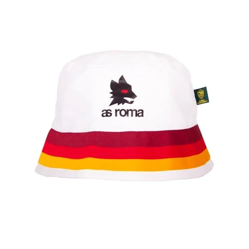 Limitiertes Angebot: AS Roma Pouchain Collection Fischerhut weiß von 41.99 EUR auf 41.99 EUR (Spare 0%)