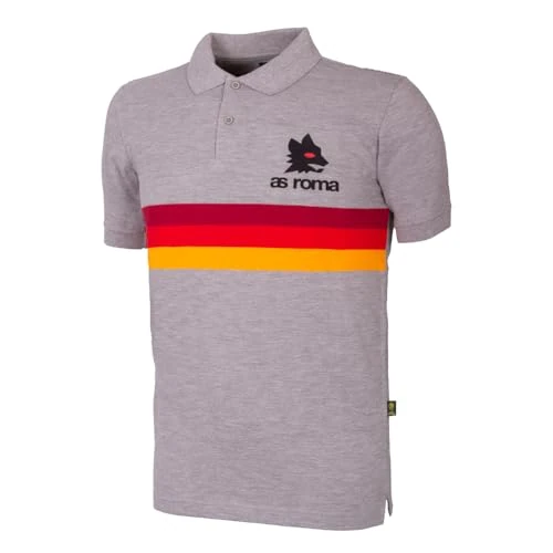 Limited-time offer: AS Roma Polo Shirt, Grey, S from 64.00 GBP to 64.00 GBP (save 0%)