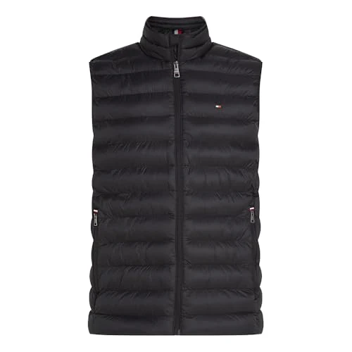 Tommy Hilfiger Gilet recyclé pliable pour homme MW0MW39989 - Noir - Taille 3XL, Noir (noir), 3XL plus