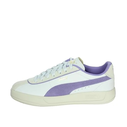 Puma - Puma Club KLASSIKA, Zapatillas Femenino, Puma White-Lavender Alert-Warm White,