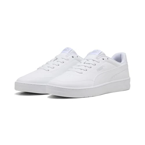 Offerta a tempo: Puma Court Classic Clean - Scarpe da Ginnastica Unisex, Puma White-Cool Light Gray, - 20% da 49.95 € a 39.95 €