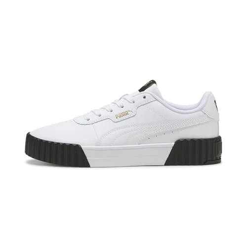 Tijdelijke aanbieding: PUMA Carina 3.0Sneaker voor dames, 3 0 Wit Goud Zwart, 40 EU van 59.95 € naar 41.99 € (30% korting)