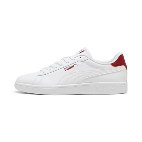 Puma Puma Smash 3.0 L - Scarpe da Ginnastica Unisex, Puma White-Magic Rose,