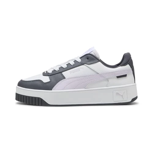 Offerta a tempo: Puma Carina Street - Scarpe da Ginnastica Femmina, Puma White-Lilac Frost-Galactic Gray, - 0.00% da 52.91 € a 52.91 €