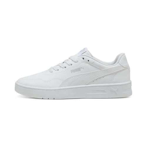 Limited-time offer: PUMA Women's Court Lally Trainers, Puma White PUMA White Cool Light Gray, 10.5 US from $96.26 to $54.02 (save 43.88%)