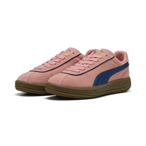 Offerta a tempo: PUMA Club KLASSIKA SD, Scarpe da Ginnastica Donna, Pink Fruit-Blazing Blue Gold, 41 EU - 37% da 74.95 € a 46.95 €