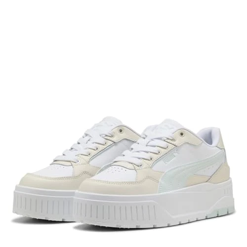 PUMA Damskie buty Karmen II Idol Sneaker, białe-Peaceful Blue-Alpine Snow, 44 EU, Puma Biały spokojny niebieski alpejski śnieg, 41 EU