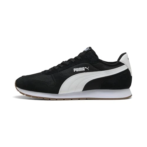 PUMA Unisex St MilerSneaker, Puma Zwarte PUMA Witte Gom, 44 EU