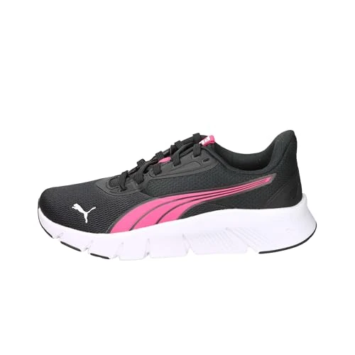 PUMA FLEXFOCUS LITE Moderne JR Sneaker, zwart roze wit, 5.5 UK, Puma Zwart PUMA Roze PUMA Wit, 38.5 EU