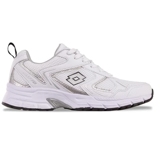 Offerta a tempo: Lotto Sneaker Unisex, Bianco/Argento, 44 EU, Bianco, 44 EU - 0.00% da 34.15 € a 34.15 €