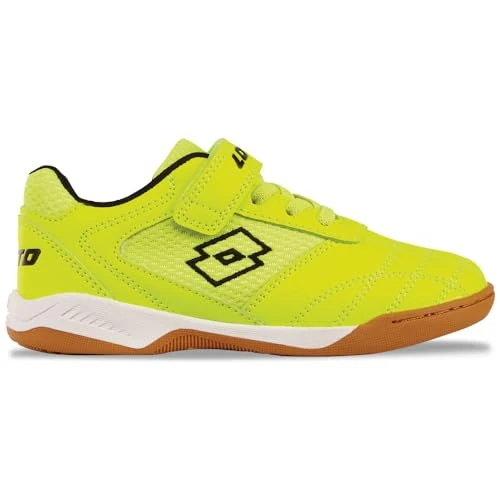 LOTTO Whizzer K SneakersUnisex Children, Fr Yellow Black, 32 EU