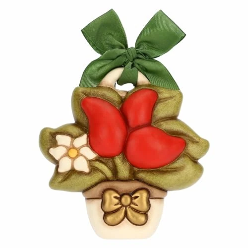 Offerta a tempo: THUN, Formella con Peperoncini in Ceramica Decorata a Mano, Versione Grande, Idea Regalo, 11 x 11 x 3 cm - 39% da 28.90 € a 17.49 €