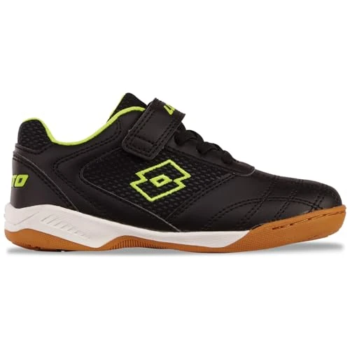Offerta a tempo: Lotto Sneaker Unisex per Bambini, Nero Fr Yellow, 36 EU - 0.00% da 29.99 € a 29.99 €