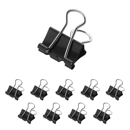 Offerta a tempo: Westcott E-10710 00 - Graffette pieghevoli da 15 mm, 12 pezzi, in metallo per documenti, clip di carta stabili e riutilizzabili, morsetti da 15 mm, per ufficio e casa - 20% da 6.28 € a 5.03 €