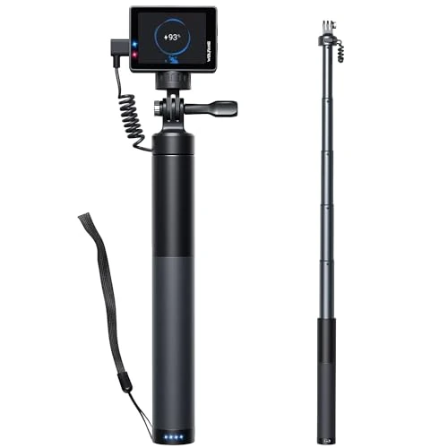 Offre limitée : WOLFANG La Perche à Selfie pour caméra d'action Charge Votre caméra d'action avec 2600 mAh (24-60 cm) Noir GB2200 de 28.49 € à 16.99 € (40% de remise)