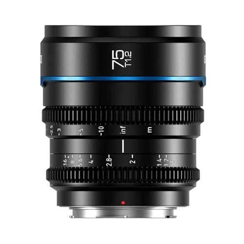 Oferta limitada: SIRUI Night Walker 75mm Lente de Cine S35/APSC con Enfoque Manual, Gran Apertura T1.2 con Marco S35 para E Cameras, FX30, ZV-E10, A6400, A6700 (MS75E-B, Negro) de 439.00 € a 439.00 € (ahorro 0.00%)