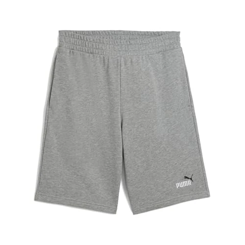 Offre limitée : Puma ESS 2 Color No. 1 Logo Shorts 10" TR, Short tricoté Homme, Medium Gray Heather, de 27.95 € à 27.95 € (0.00% de remise)
