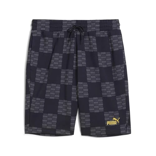 Puma Puma United AOP Shorts 10" TR, Pantalones Cortos de Punto Hombre, New Navy,