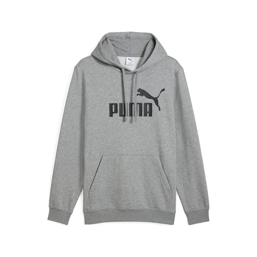 Limited-time offer: PUMA Mens No. 1 Logo Fl Hoodies, Medium Gray Heather, M EU from 45.00 £ to 42.30 £ (save 6%)