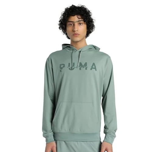 Zeitlich begrenztes Angebot: PUMA Unisex M CLOUDSPUN Branded Hoodie Kapuzenpullis, Green Moon, M von 28.91 € auf 28.91 € (0.00% Rabatt)