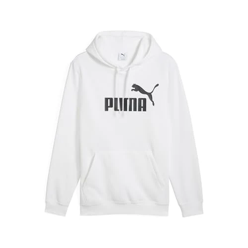 Oferta limitada: Puma ESS No. 1 Logo Hoodie FL, Sudaderas con Capucha Hombre, Puma White, de 49.95 € a 40.00 € (ahorro 20%)