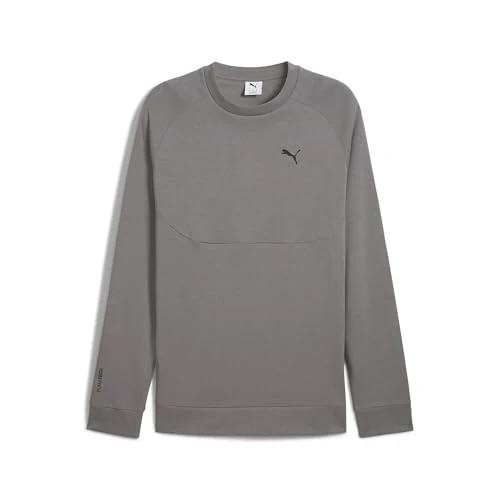 Limitiertes Angebot: PUMA Herren PUMATECH Crew DK Crew-Sweatshirts, Cast Iron, S von 31.15 EUR auf 31.15 EUR (Spare 0%)