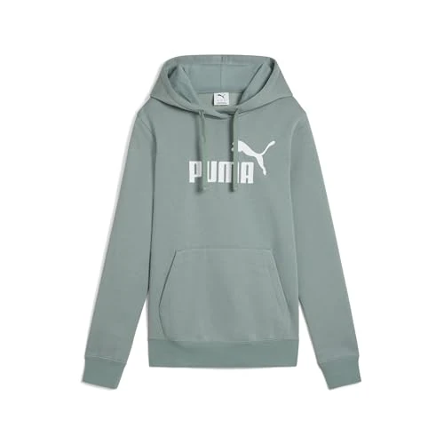 Offerta a tempo: Puma Ess No. 1 Logo Hoodie FL (s), Felpe con Cappuccio Unisex - Adulto, Green Moon, - 0.00% da 26.99 € a 26.99 €