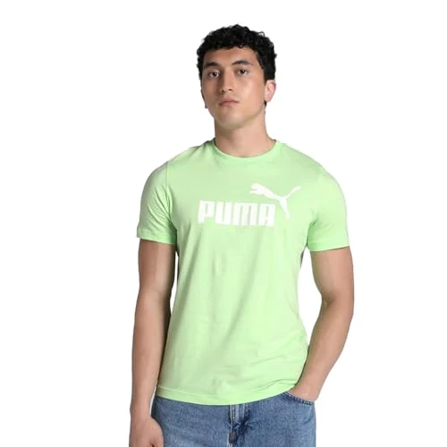PUMA Ess No. 1 Logo Tee (s), Magliette Unisex - Adulto, Spring Fern,