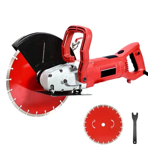 Offre limitée : HYCHIKA 3200W Scie à Béton électrique, 4300RPM Motor Circular Saw Cutter, 305 mm Scies Circulaires à Sec/Humide, Rainureuse Beton, Includes Water Line and Pump, for Stone Brick Wood de 184.52 € à 185.00 € (-0.26% de remise)