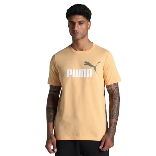 Offre limitée : PUMA ESS 2 Color No. 1 Logo Tee, T-Shirts Mixte, Almost Apricot, de 16.33 € à 16.33 € (0.00% de remise)