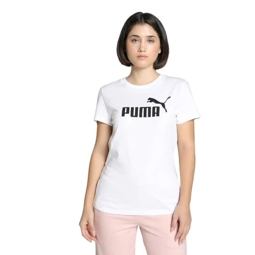 PUMA Ess No. 1 Logo Tee, Magliette Unisex - Adulto, PUMA White, XXL