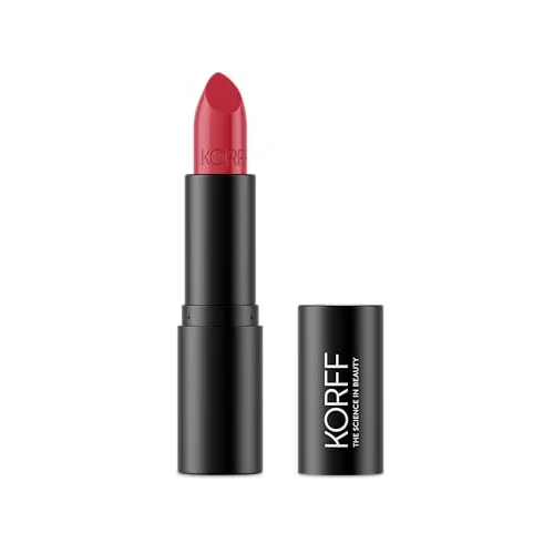 Zeitlich begrenztes Angebot: Korff Lippenstift Lumi-matt, intensive Farbe und guter Halt, cremige Textur, mit Kollagen, Hyaluronsäure und Vitamin E, 04 Deep Rose, 4,2 ml von 14.82 € auf 14.82 € (0.00% Rabatt)