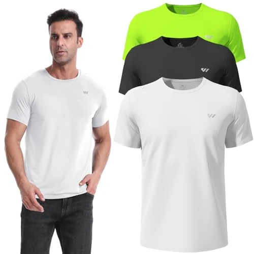 Oferta limitowana: 3 lub 5-pak męskich koszulek sportowych z krótkim rękawem, koszulka funkcyjna, oddychająca i szybkoschnąca, koszulka fitness do treningu, biegania, wędrówek, na siłownię, do uprawiania sportów na z 126.76 zł na 126.76 zł (oszczędź 0.00%