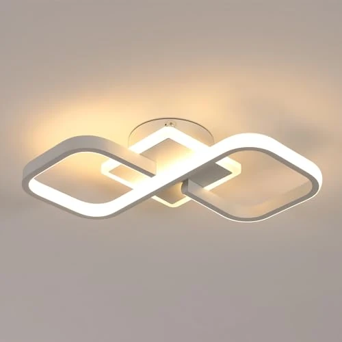 Limited offer: Modern Square LED Ceiling Light, 36W 4050LM 40.5 cm LED Ceiling Light, Acrylic Ceiling Light Indoor White for Bedroom, Living Room, Hallway, Warm Light 3000K from 35.99 EUR to 30.59 EUR (save 15%)