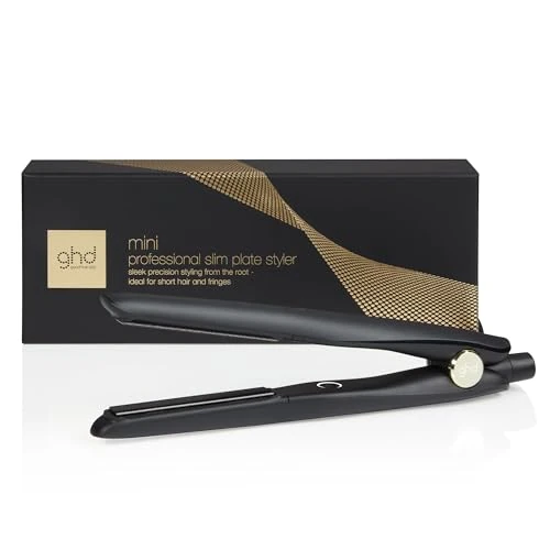 Limited offer: ghd ministyler Professional Hair Straightener for Short Hair and Bangs with 40% Narrower Plates Unisex for Women or Men, Precision Hairstyles, Ceramic Plates, Black from 229.00 EUR to 148.90 EUR (save 35%)