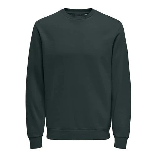 Oferta ograniczona: ONSCERES Crew Neck Noos, Darkest Spruce, L z 105.33 EUR na 105.33 EUR (znizka 0%)