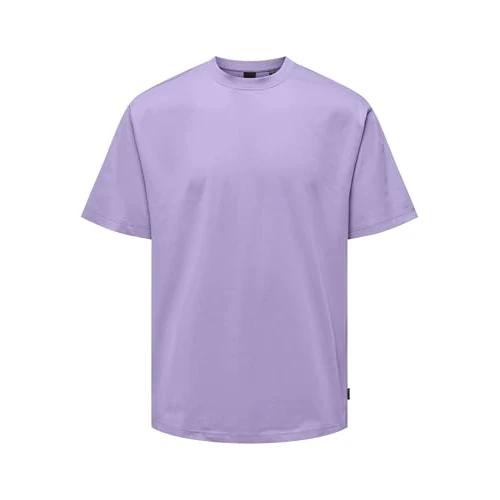 Zeitlich begrenztes Angebot: Only & Sons Herren Onsfred Life RLX Tee Noos T-Shirt, Lavender, S EU von 39.97 € auf 9.85 € (75.36% Rabatt)