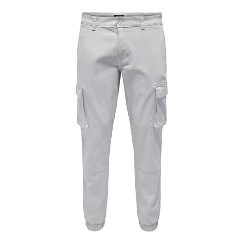 Onscam Stage Cargo Cuff Life 6687 Noos, Glacier Gray, 32 W/32 L