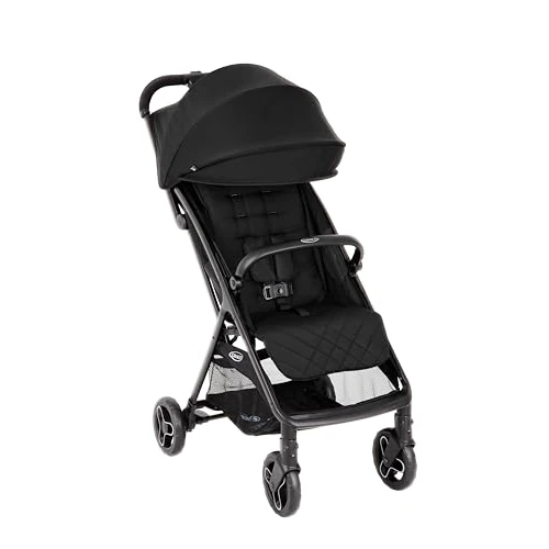 Graco - Myavo Pushchair, Lightweight, Fast Folding, from Birth to Approx. 4 Years (22 kg), with Rain Cover, Midnight