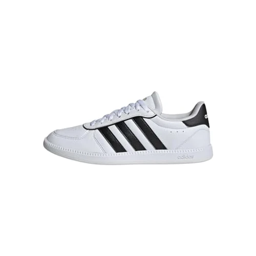 Zeitlich begrenztes Angebot: adidas Damen BREAKNET Sleek Shoes, FTWR White/core Black/Gold met., 40 EU von 55.00 € auf 30.50 € (45% Rabatt)